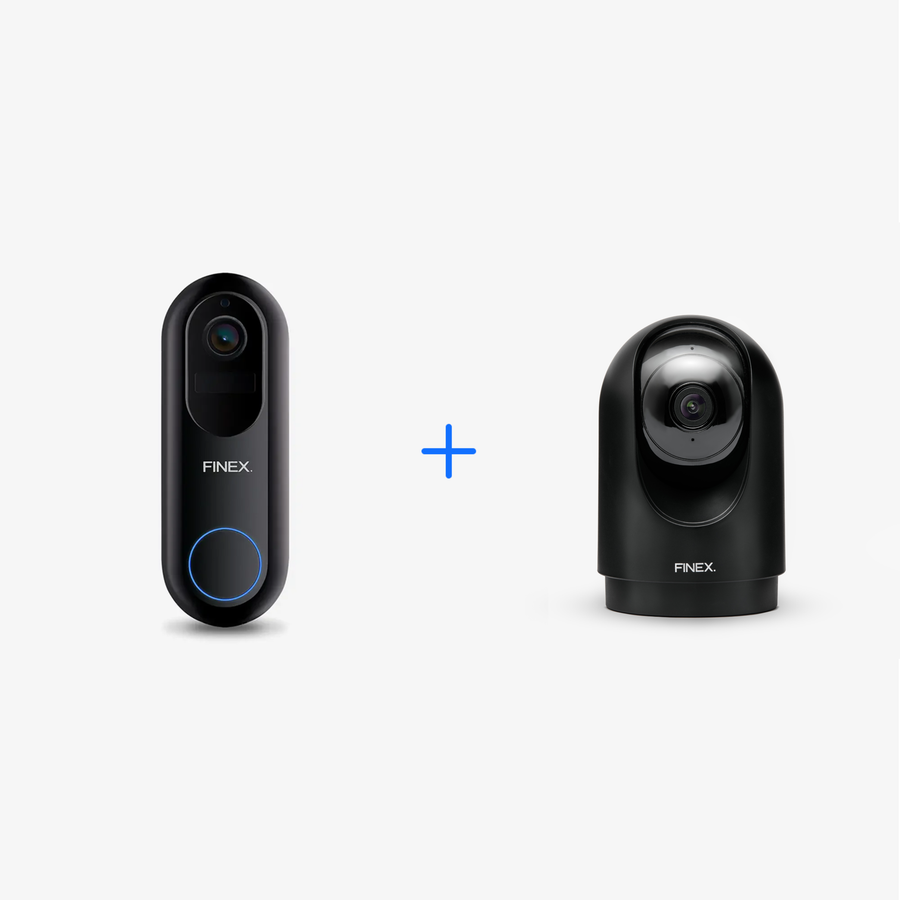 Video Deurbel V2 + Binnenhuiscamera Black Edition