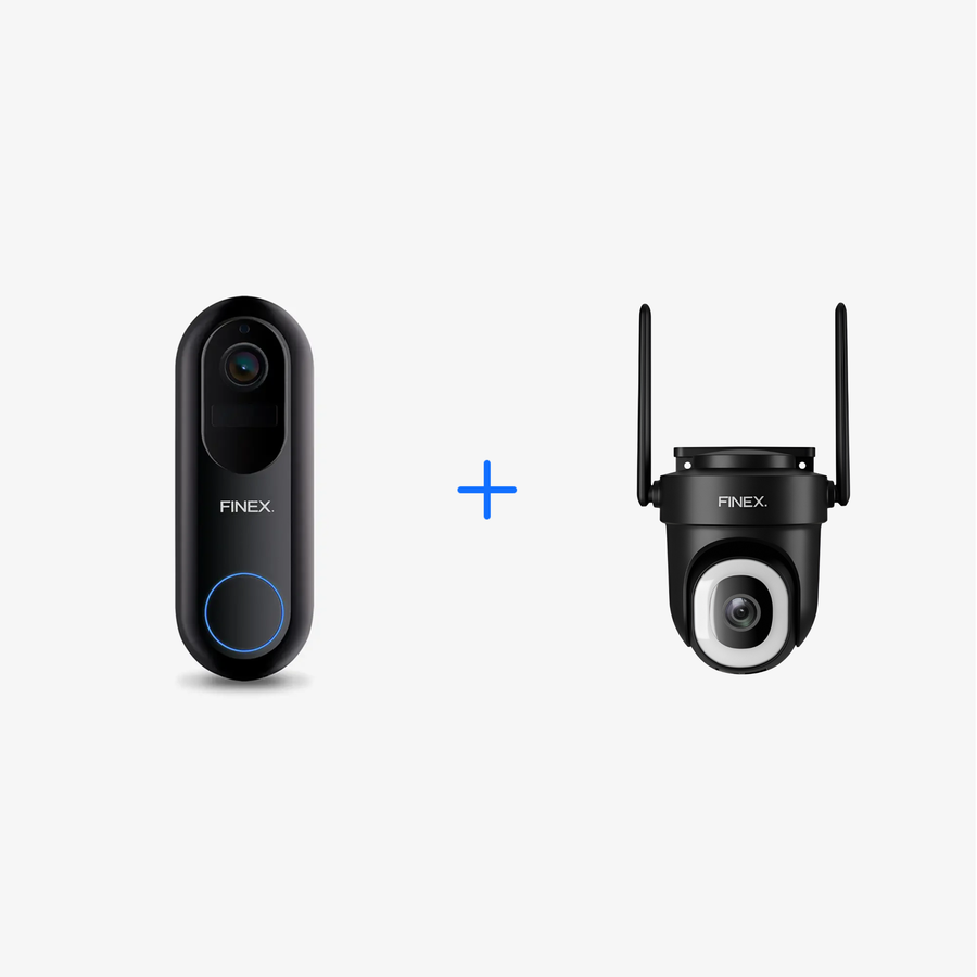 Video Deurbel V2 + Beveiligingscamera One Black Edition
