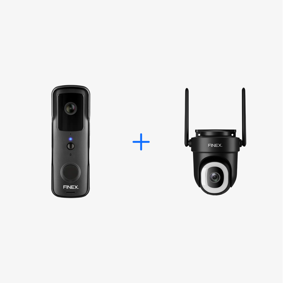 Video Deurbel V1 + Beveiligingscamera One Black Edition